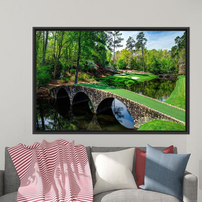 Green Golf Club Nature Landscape Canvas Print