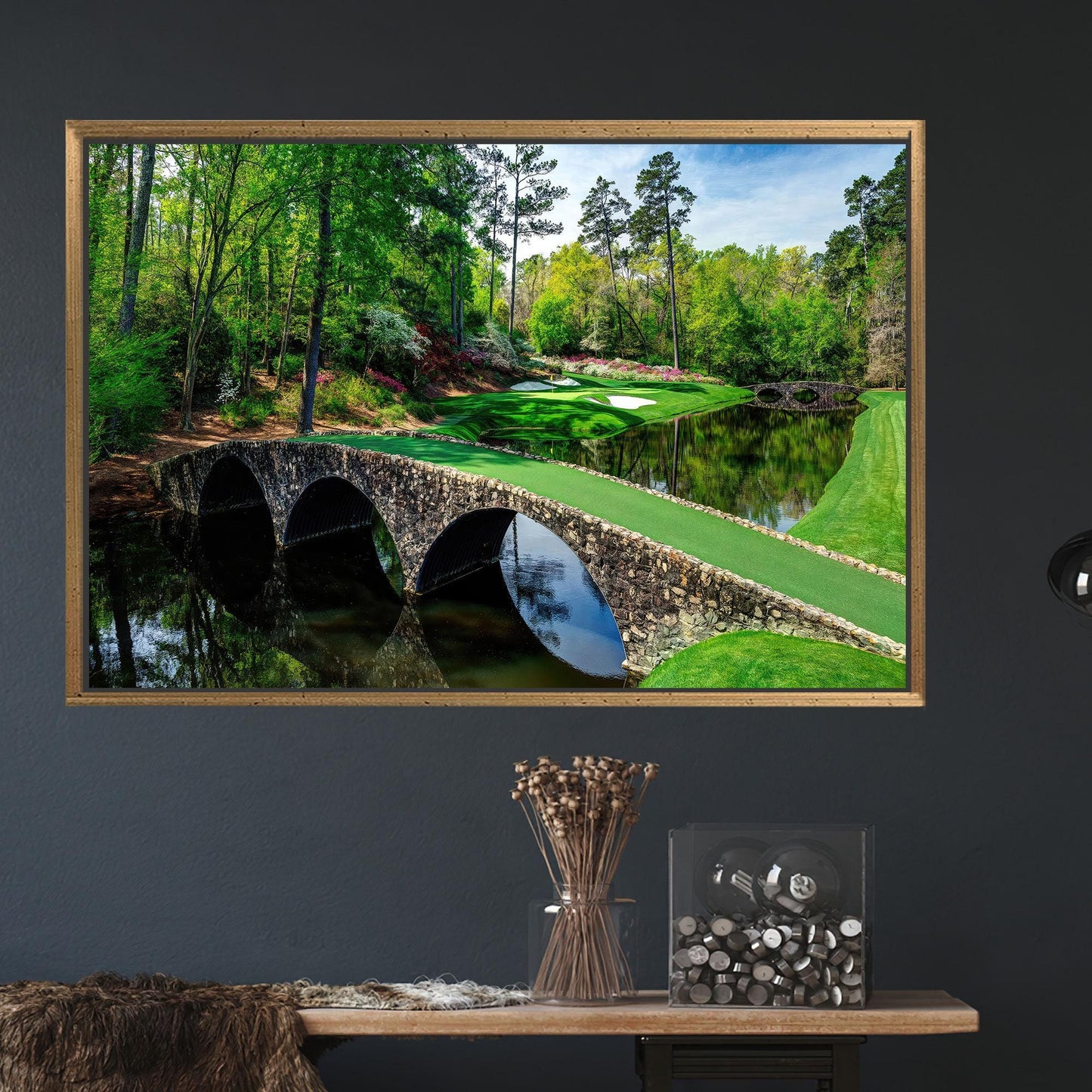 Green Golf Club Nature Landscape Canvas Print