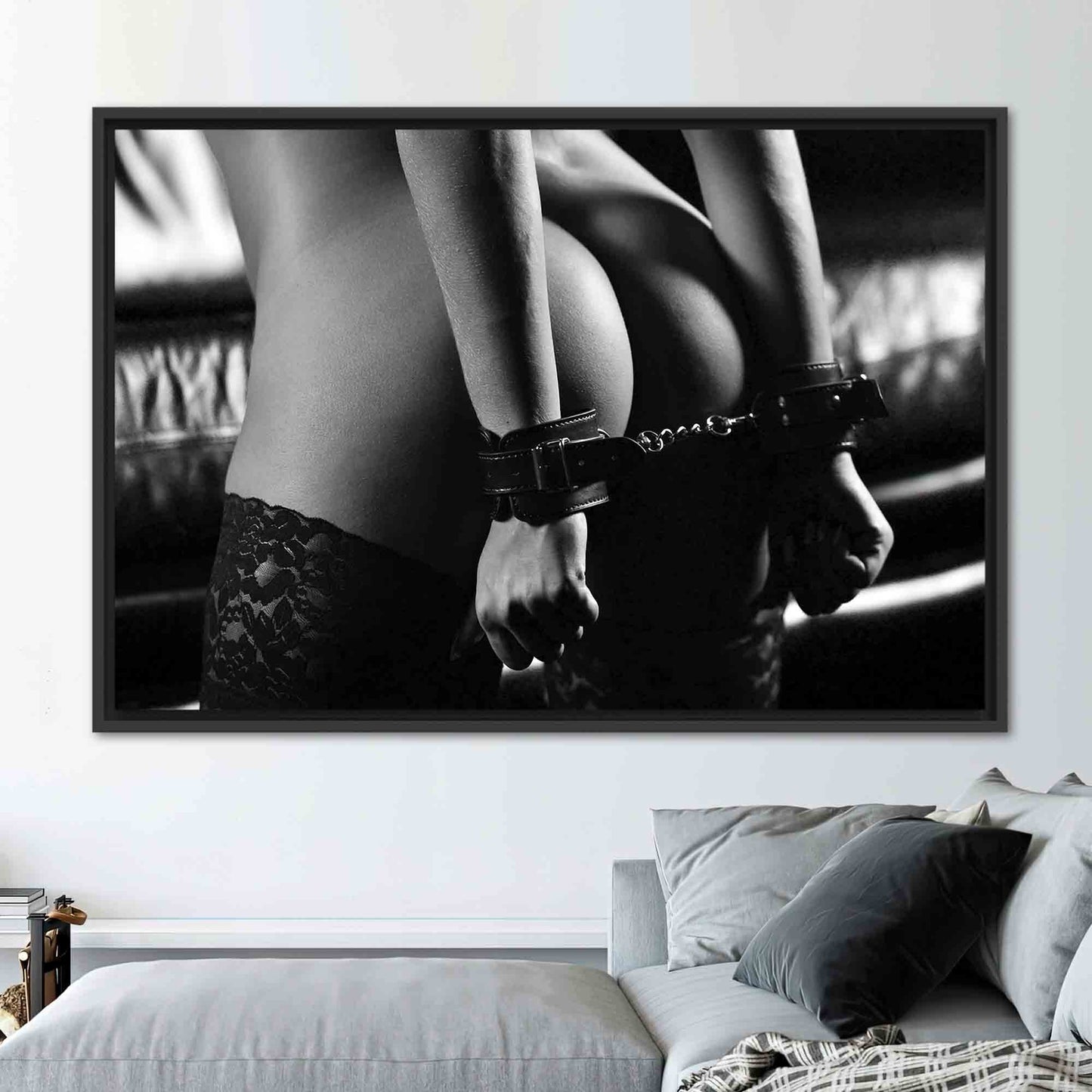 Sensual Photo Erotic Woman Nude Canvas Print
