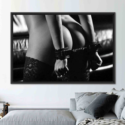 Sensual Photo Erotic Woman Nude Canvas Print