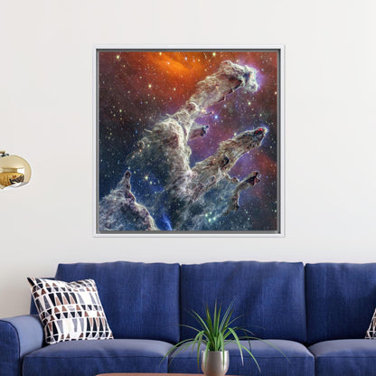 James Webb Telescope Pillars Creation Canvas Print