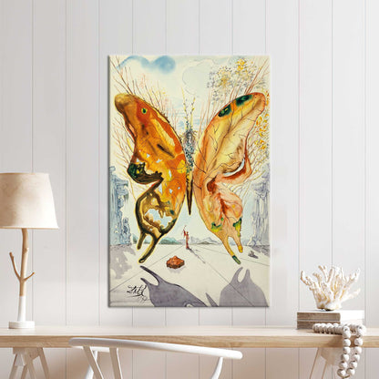 Salvador Dali Venus Butterfly Canvas Print