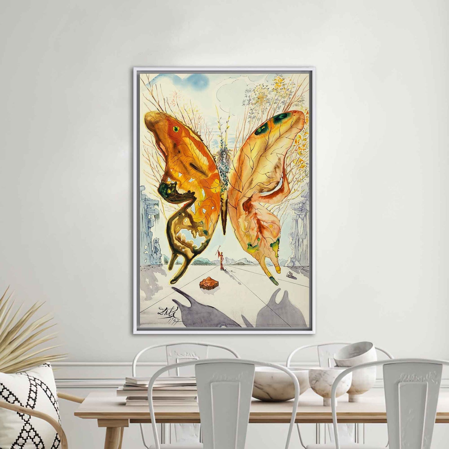 Salvador Dali Venus Butterfly Canvas Print