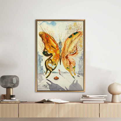 Salvador Dali Venus Butterfly Canvas Print