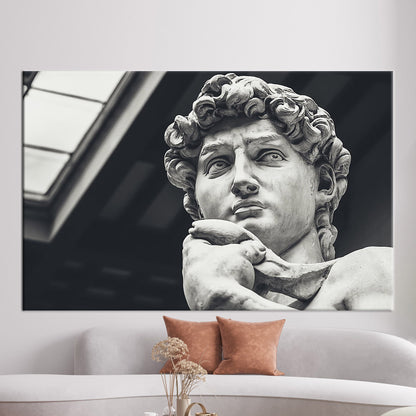 Statue David Michelangelo Canvas Print