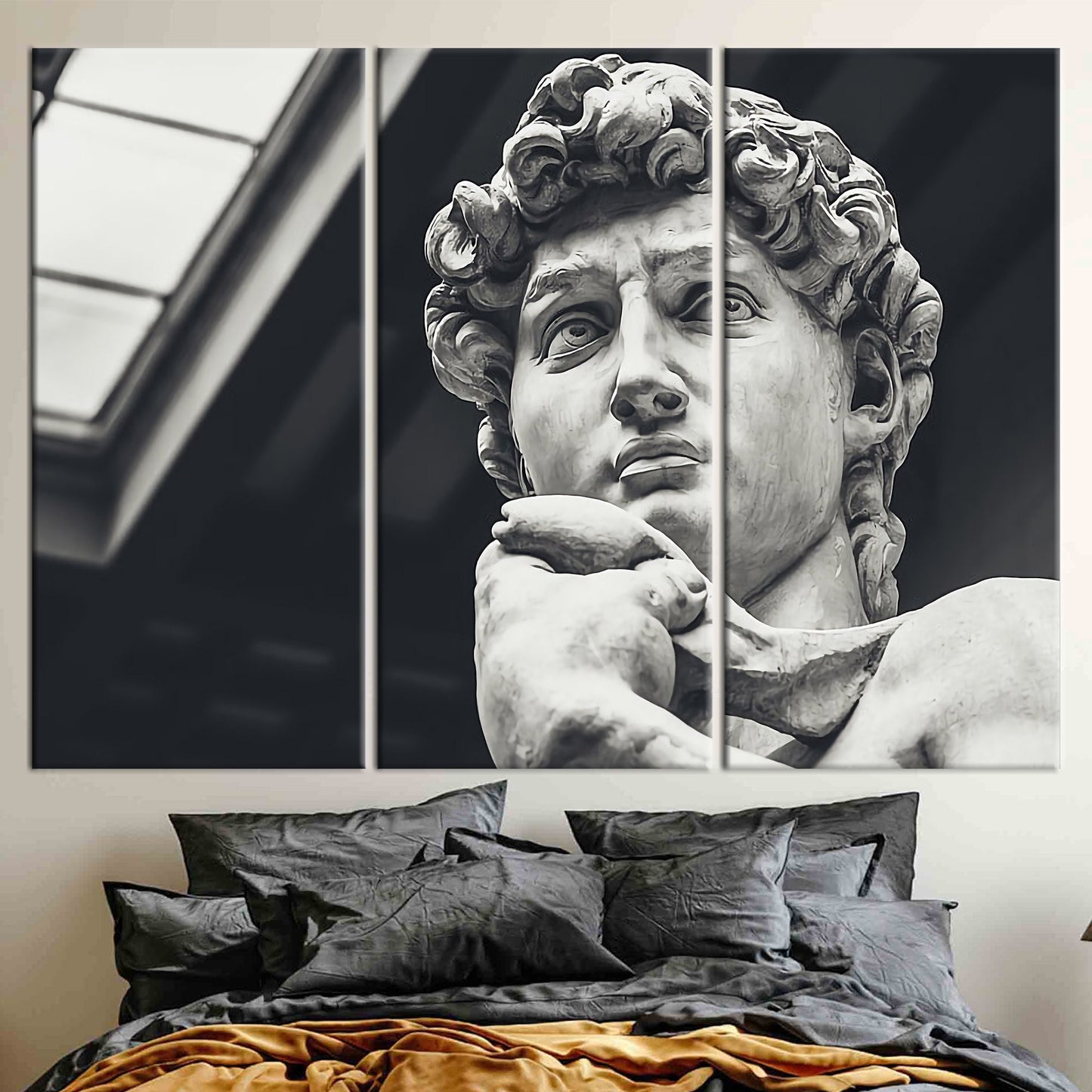 Statue David Michelangelo Canvas Print