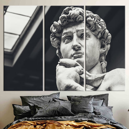 Statue David Michelangelo Canvas Print