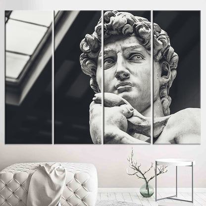 Statue David Michelangelo Canvas Print