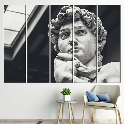 Statue David Michelangelo Canvas Print