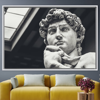 Statue David Michelangelo Canvas Print