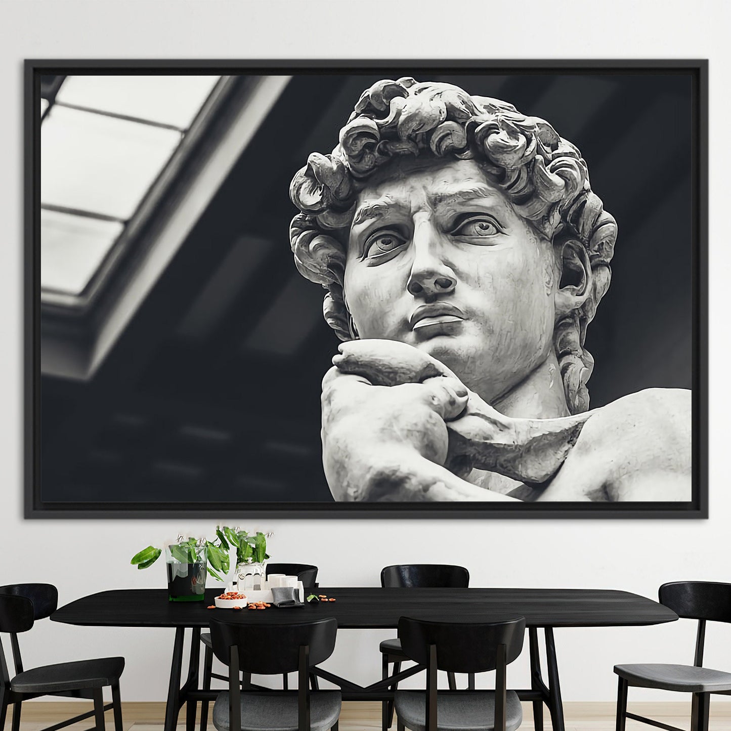Statue David Michelangelo Canvas Print