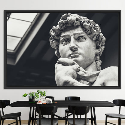 Statue David Michelangelo Canvas Print
