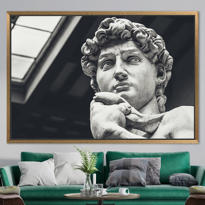 Statue David Michelangelo Canvas Print