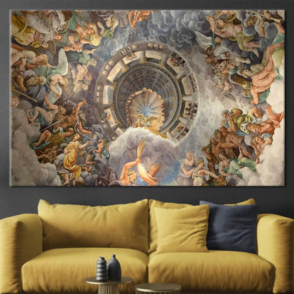 Giulio Romano Olympus Canvas Print
