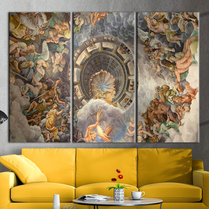 Giulio Romano Olympus Canvas Print