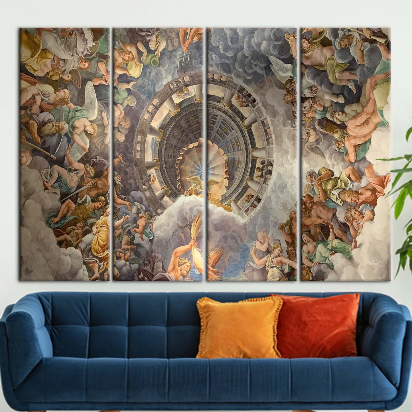Giulio Romano Olympus Canvas Print