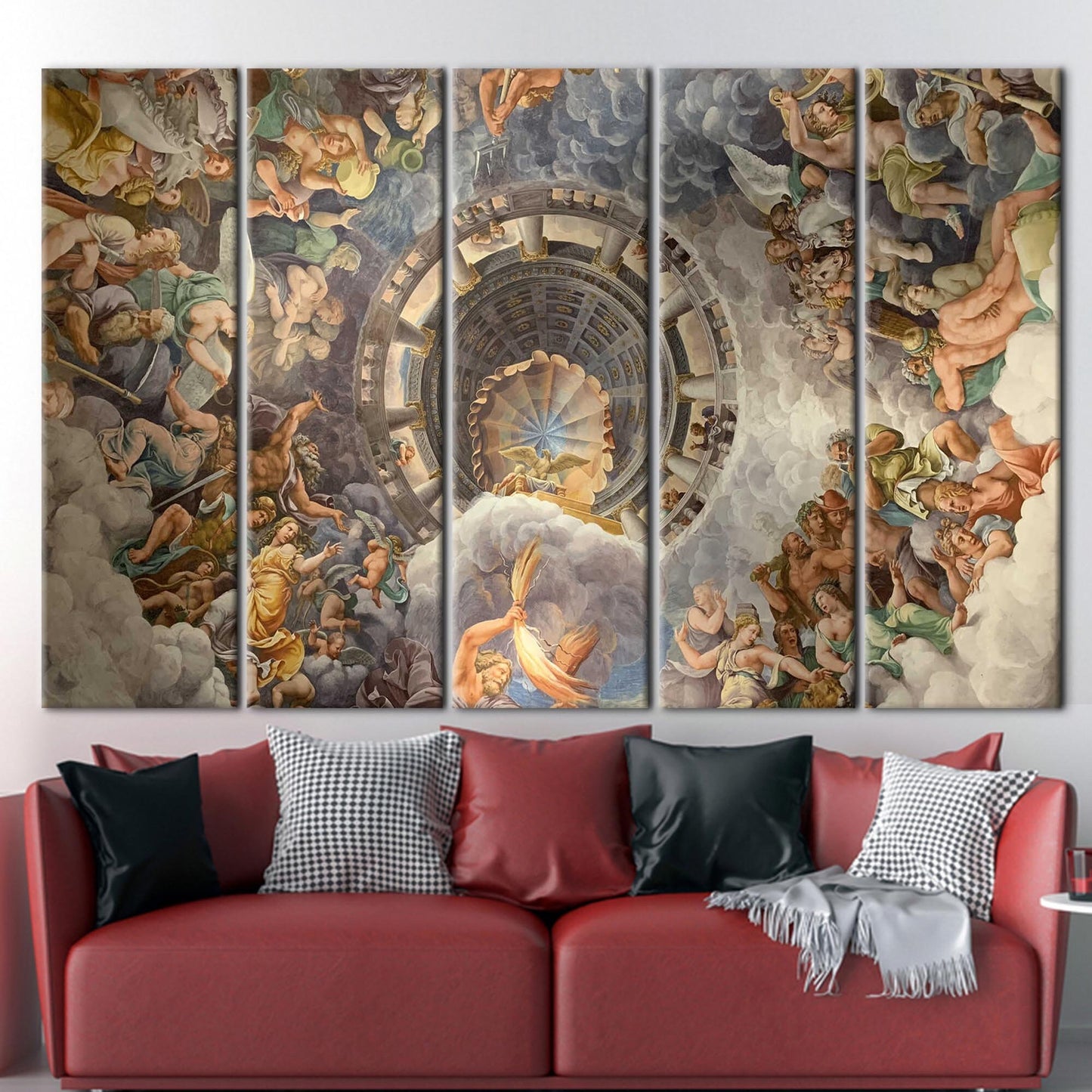 Giulio Romano Olympus Canvas Print