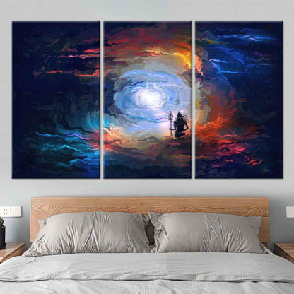 Abstract Hinduism Canvas Print