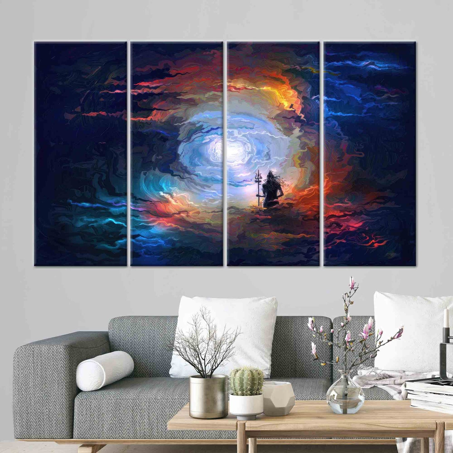 Abstract Hinduism Canvas Print