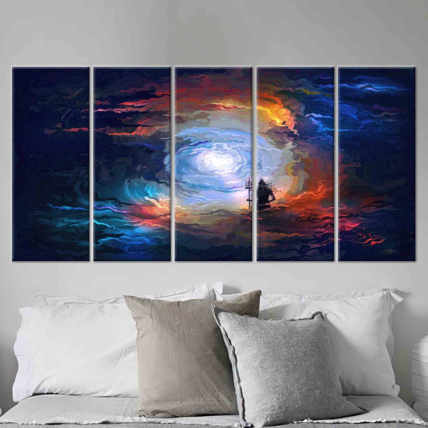 Abstract Hinduism Canvas Print