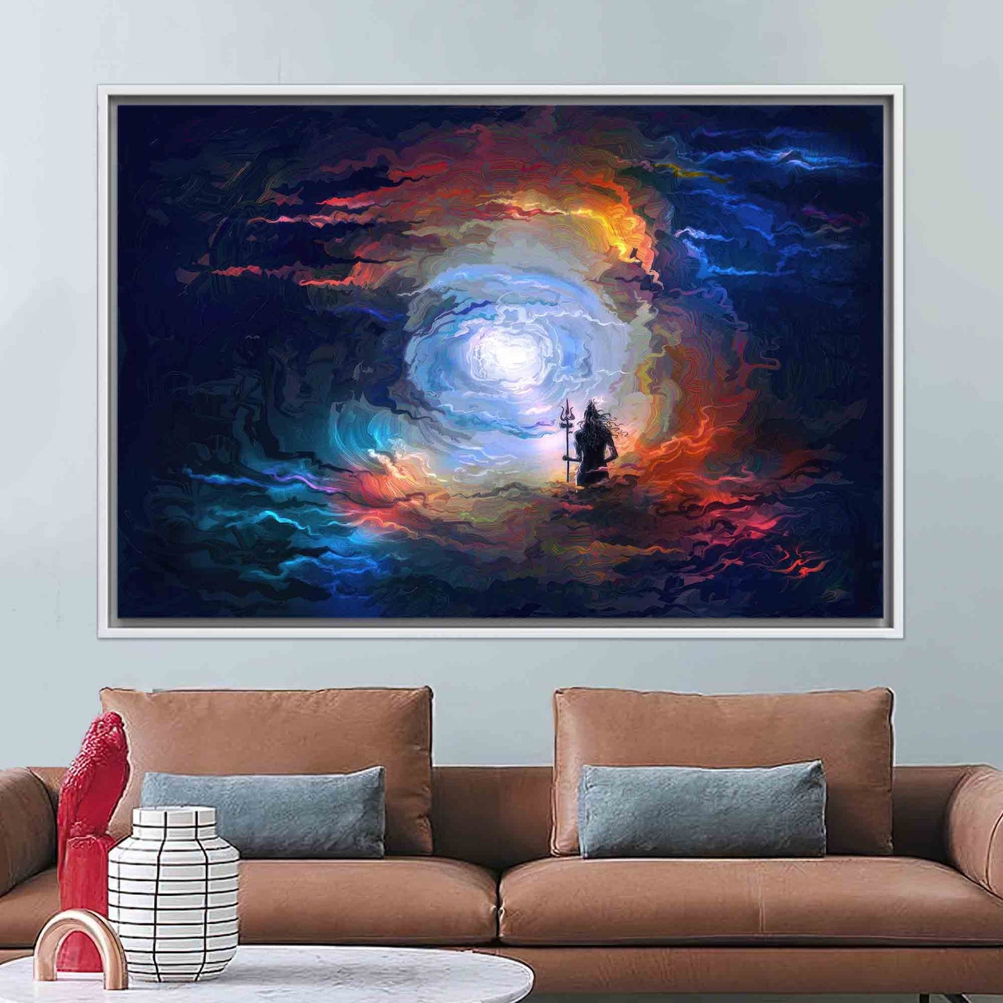Abstract Hinduism Canvas Print