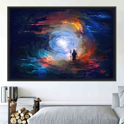 Abstract Hinduism Canvas Print