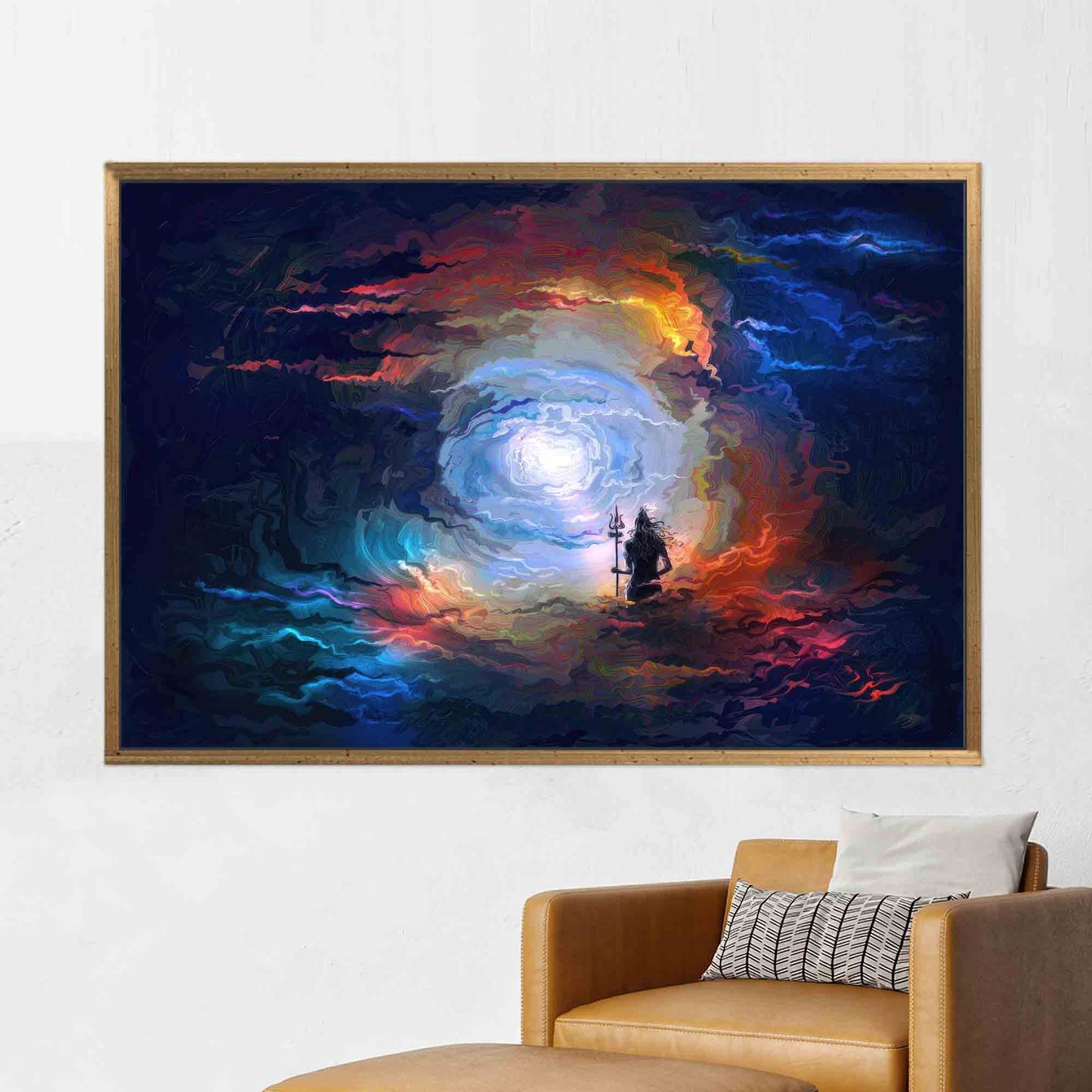 Abstract Hinduism Canvas Print