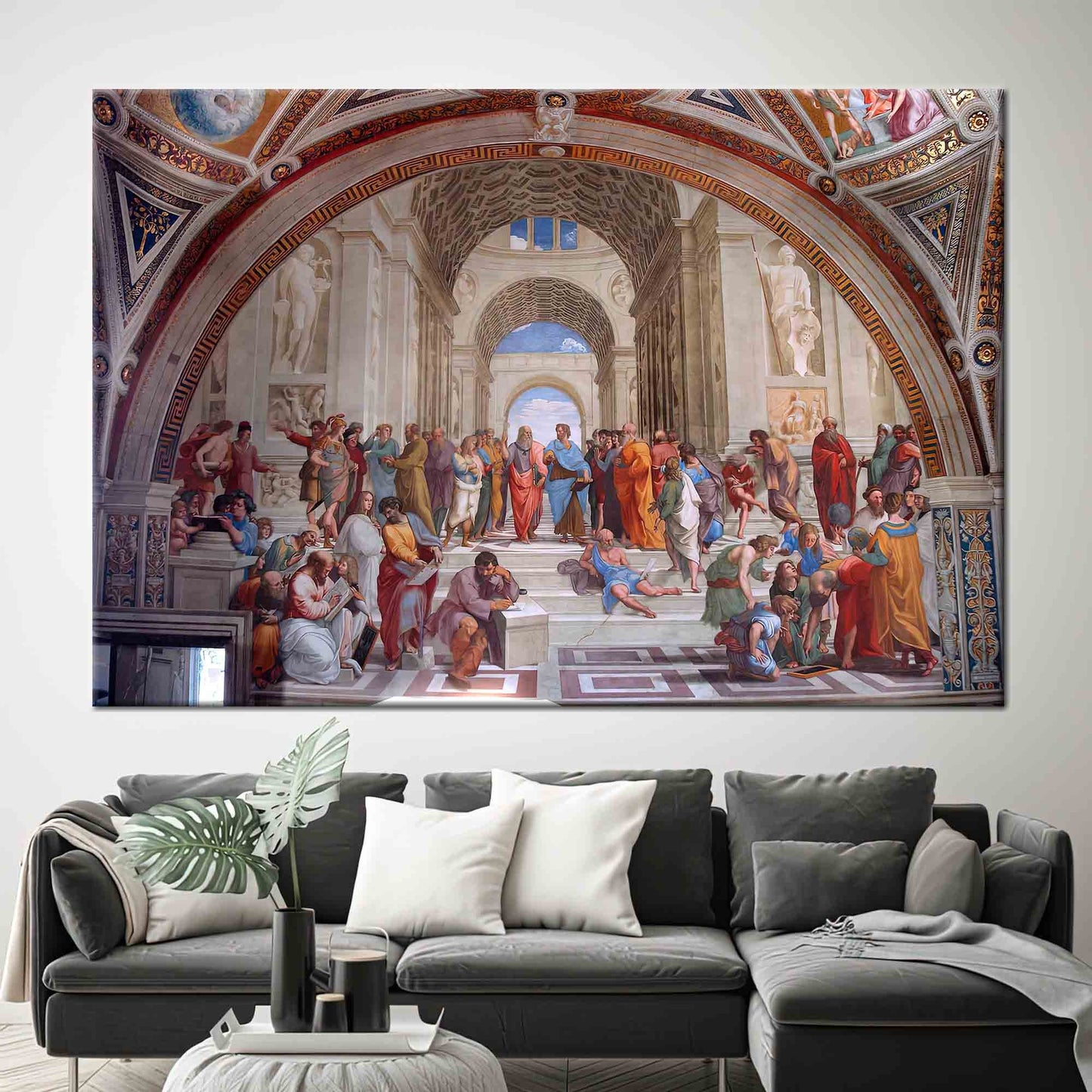 Socrates Oil Painting Aristotle Canvas Print