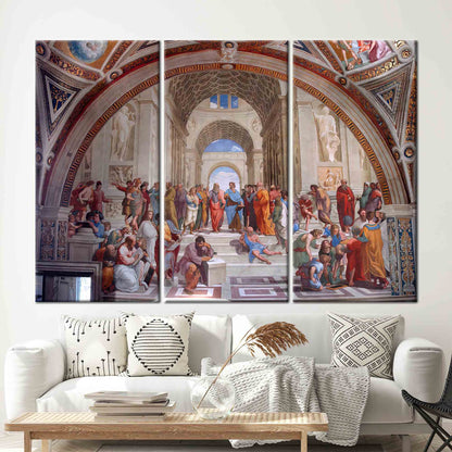 Socrates Oil Painting Aristotle Canvas Print