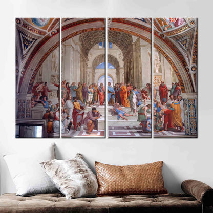 Socrates Oil Painting Aristotle Canvas Print