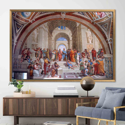 Socrates Oil Painting Aristotle Canvas Print