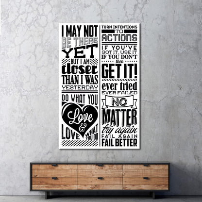 I May Not Be There Canvas Print