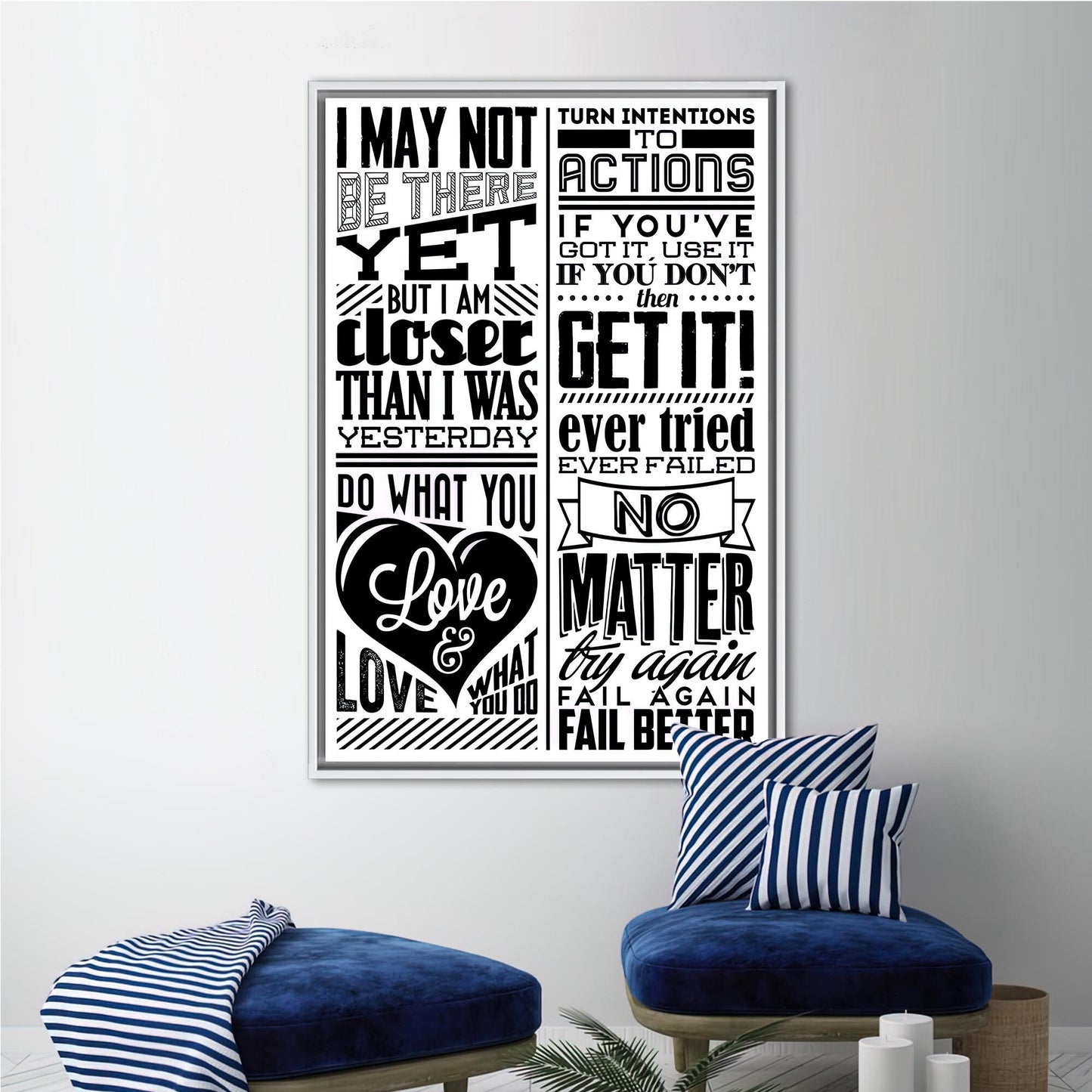 I May Not Be There Canvas Print