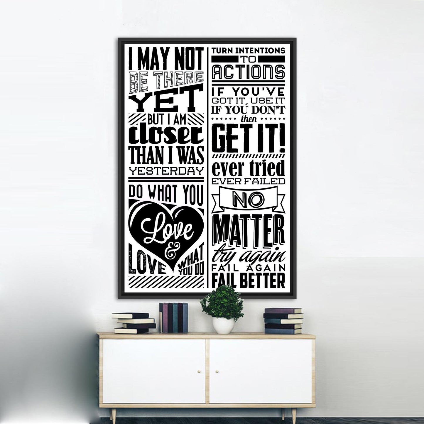 I May Not Be There Canvas Print