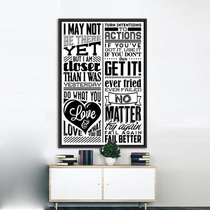 I May Not Be There Canvas Print