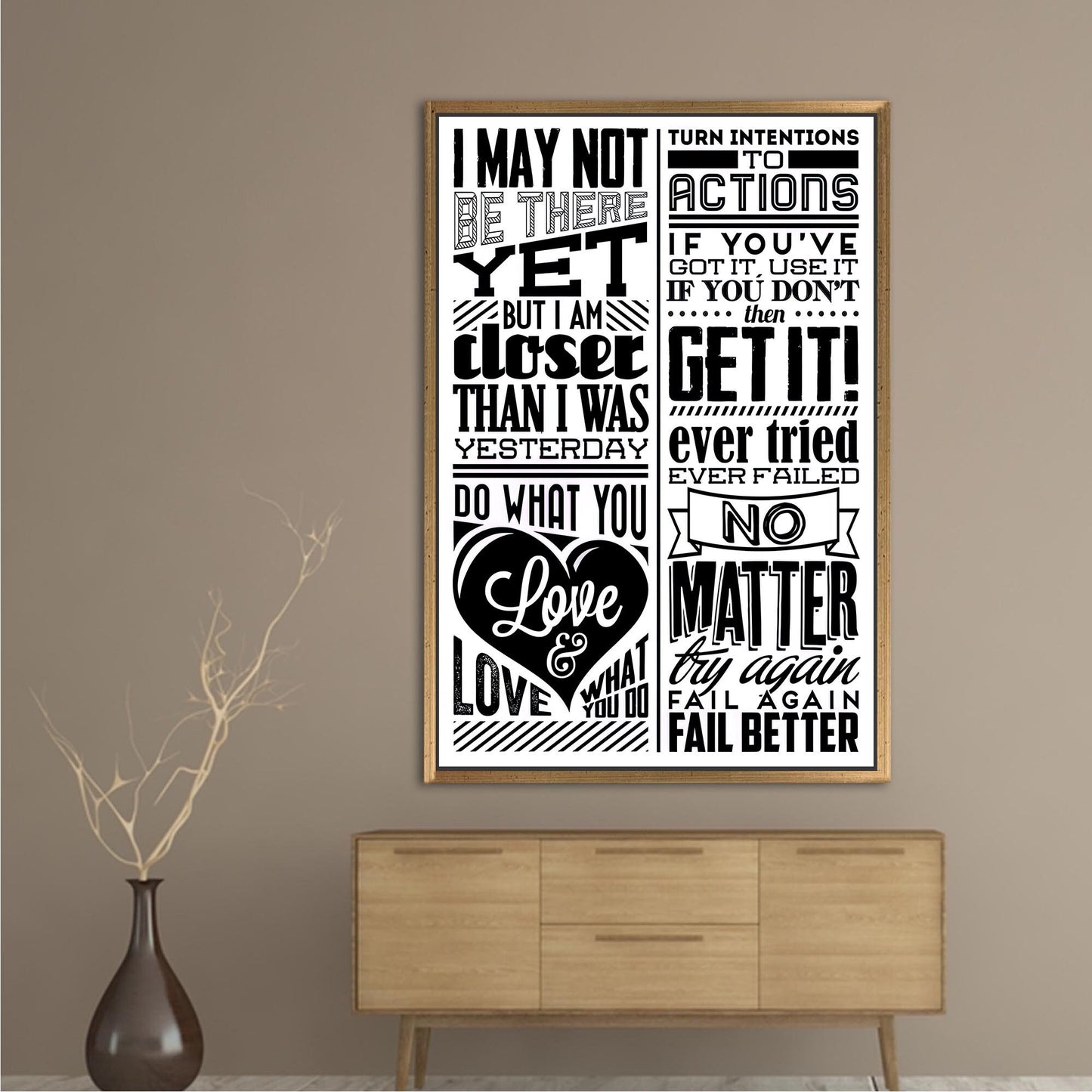 I May Not Be There Canvas Print