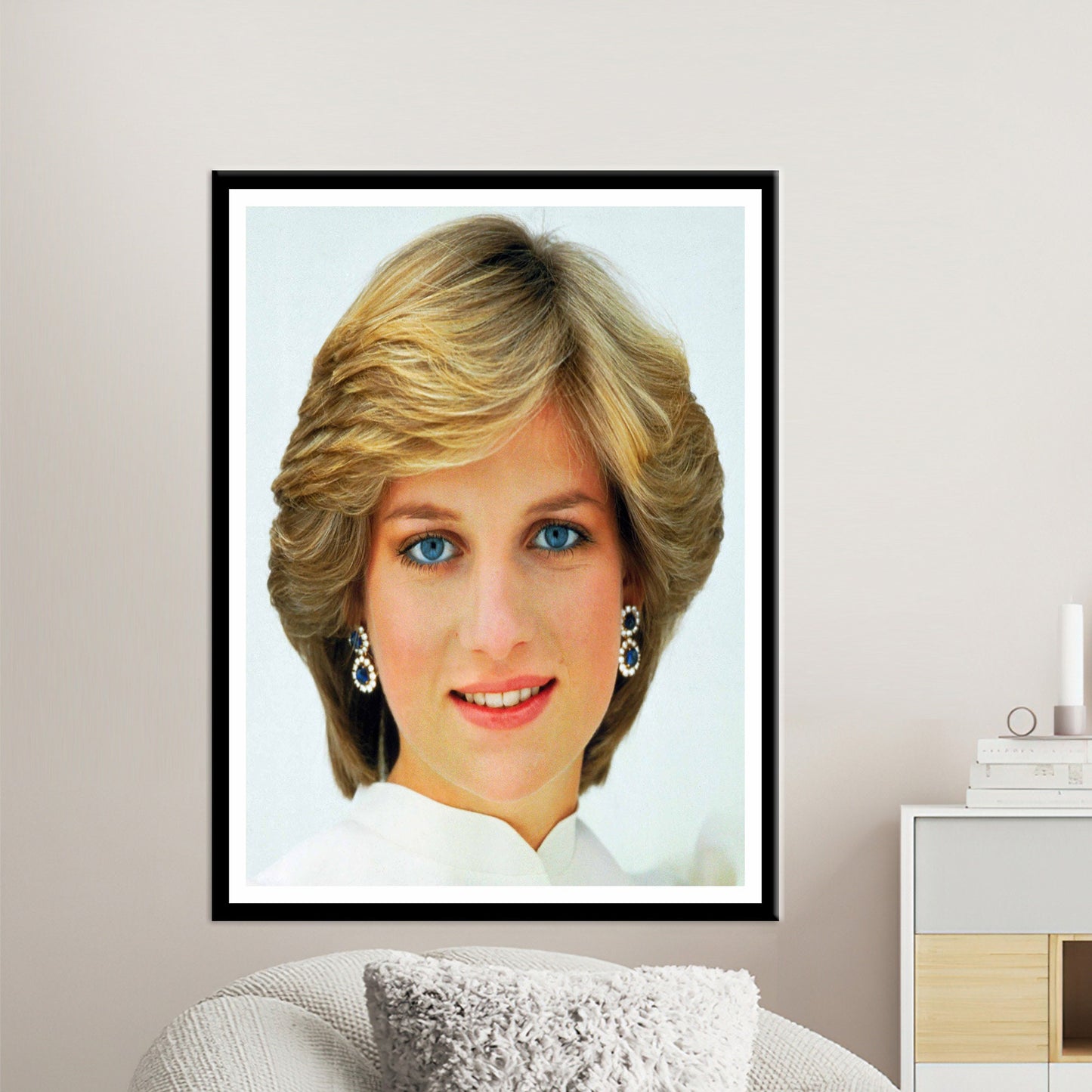 Princess Diana Quote 3D Portrait Canvas Print