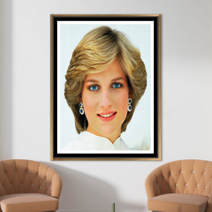 Princess Diana Quote 3D Portrait Canvas Print