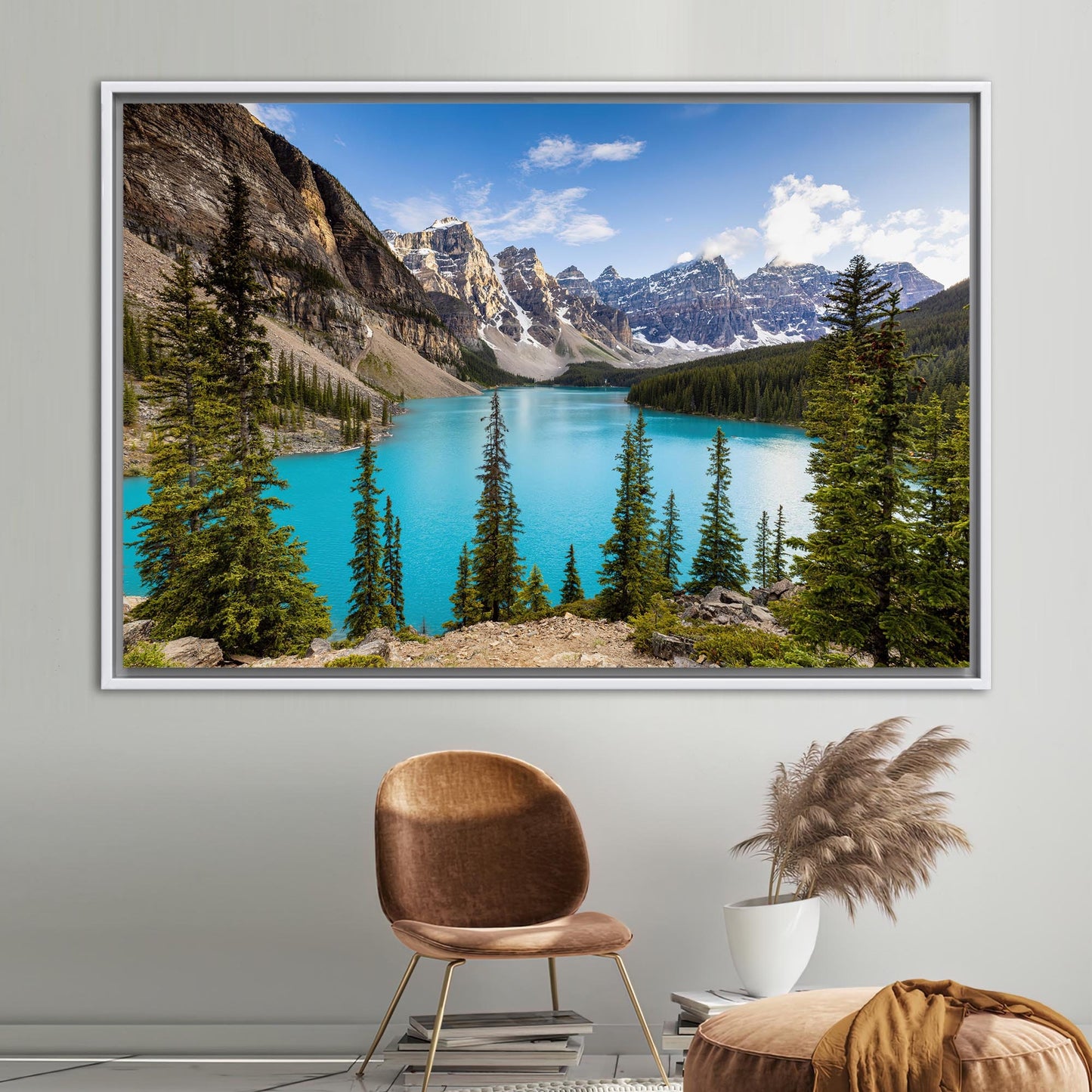 Moraine Lake Canada Landscape Banff Canvas Print