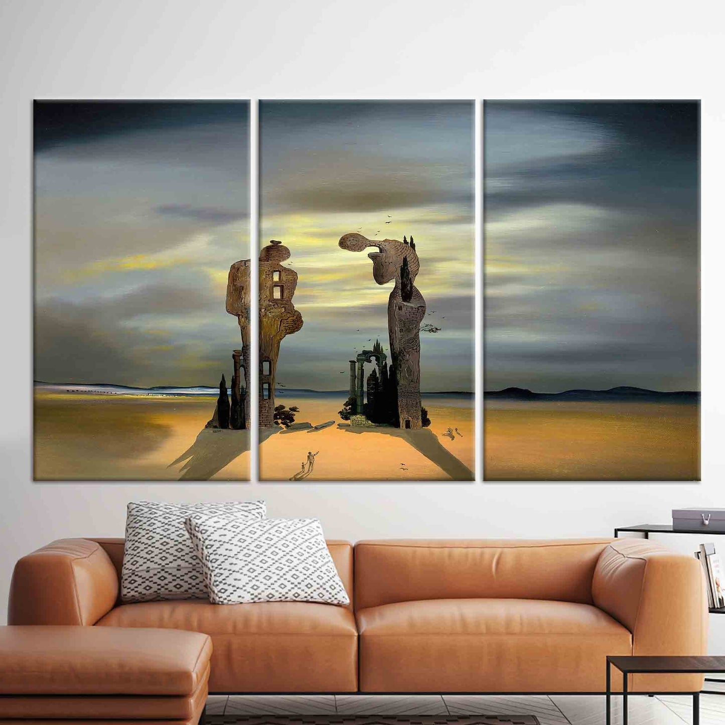 Salvador Dali Archeological Reminiscence Millet's Canvas Print