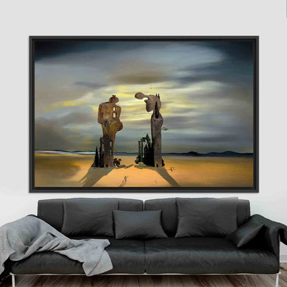 Salvador Dali Archeological Reminiscence Millet's Canvas Print