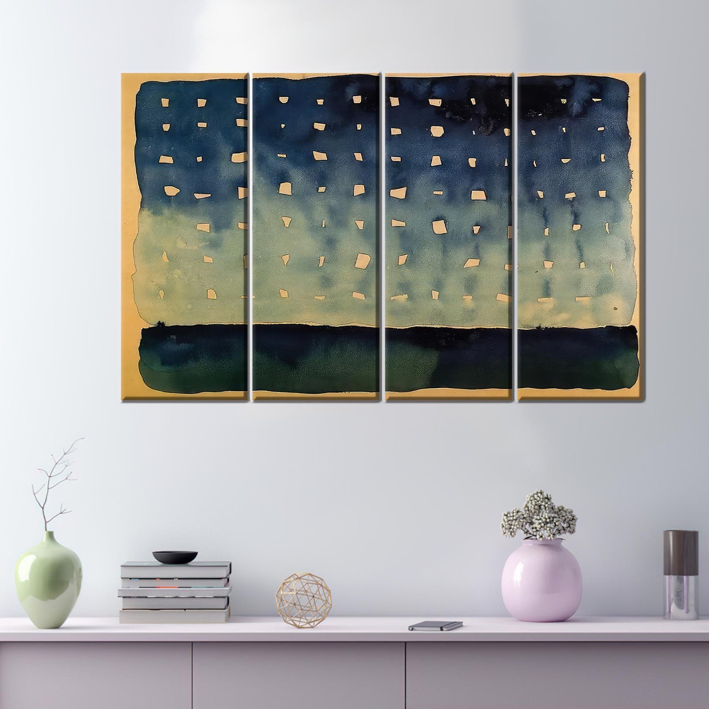 Georgia O'keeffe Abstract Starlight Night Canvas Print