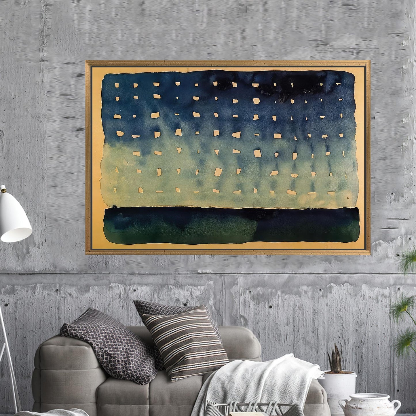 Georgia O'keeffe Abstract Starlight Night Canvas Print
