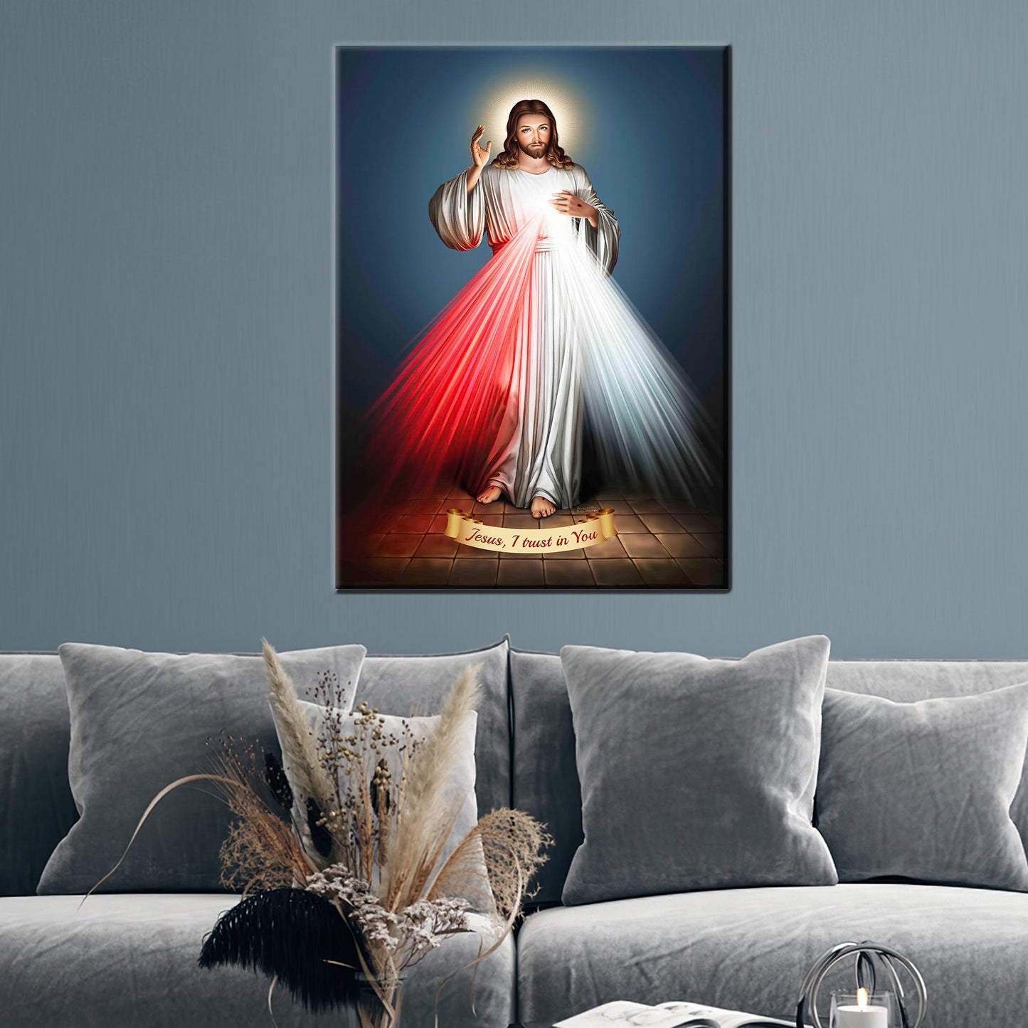Divine Jesus Christ Bridesmaid Mercy Canvas Print