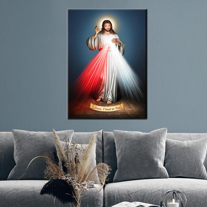 Divine Jesus Christ Bridesmaid Mercy Canvas Print