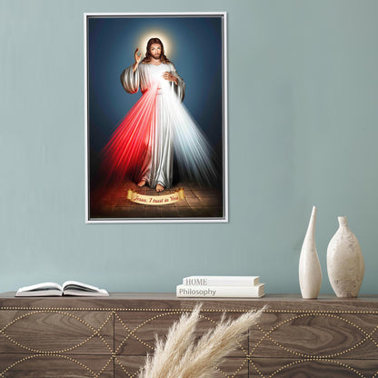 Divine Jesus Christ Bridesmaid Mercy Canvas Print