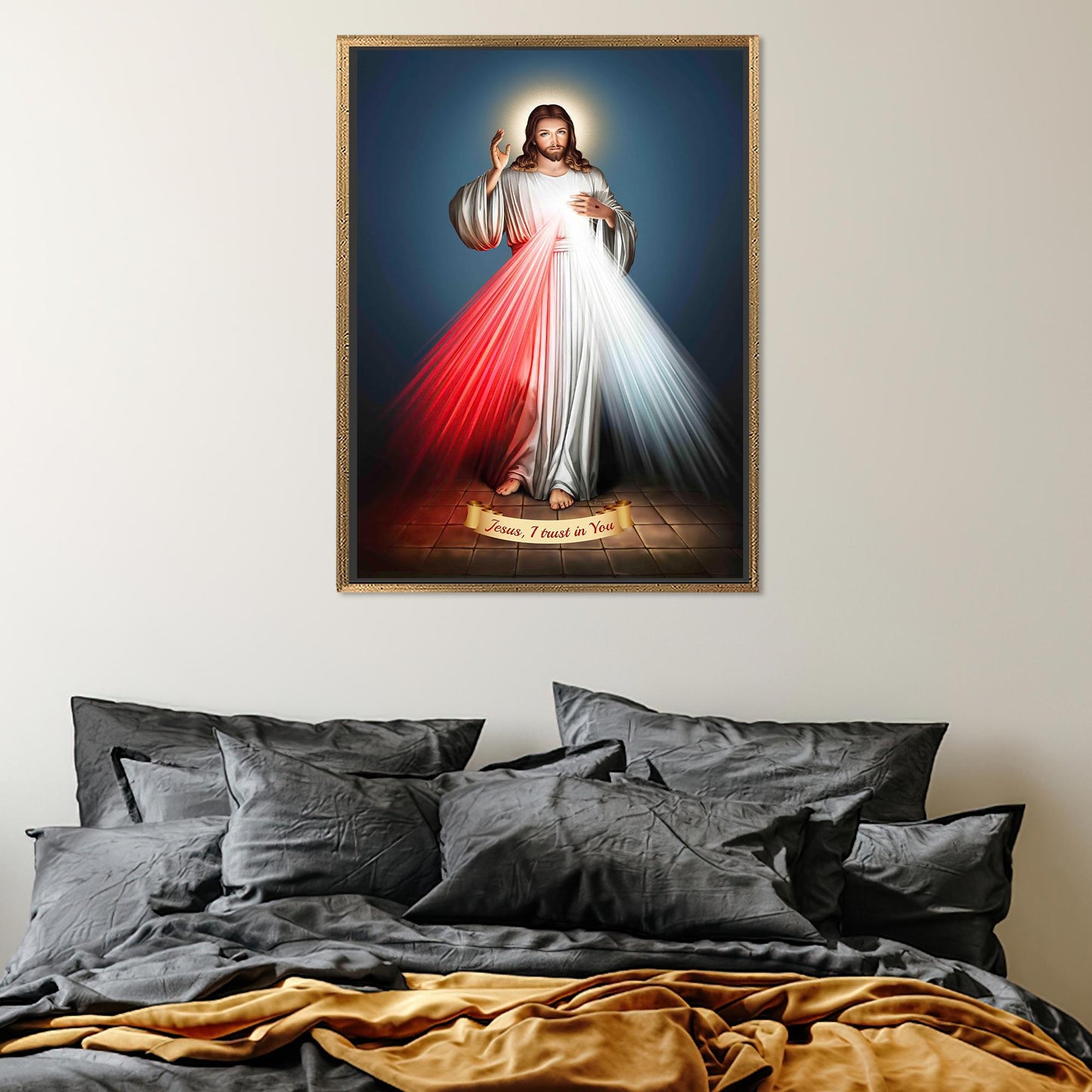 Divine Jesus Christ Bridesmaid Mercy Canvas Print