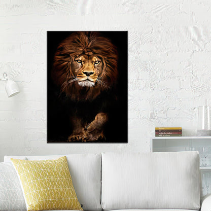 Lion Wildlife Bridesmaid or Grandma Canvas Print