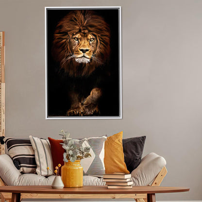 Lion Wildlife Bridesmaid or Grandma Canvas Print