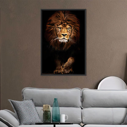 Lion Wildlife Bridesmaid or Grandma Canvas Print